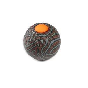 TSPROF ballpoint pen, 8 mm, Crazy Fiber, notched (dark camouflage)