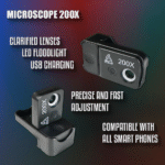 HP 200x ブレード切れ味制御用顕微鏡 – シャープニング結果を確認するためのポータブルデジタル拡大レンズ